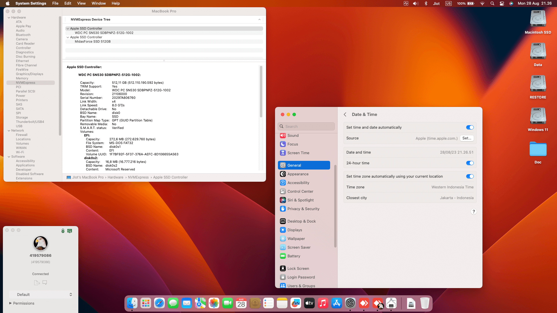 Asus ROG Strix G15 G512LI I565B6T 3rd [CometLake   Intel UHD 10Th Gen + I2C]   OpenCore 1